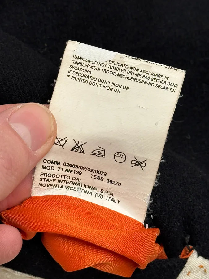 AW2007 Dsquared2 Black Wool Buttoned Caban Jacket UlCXXNu 13