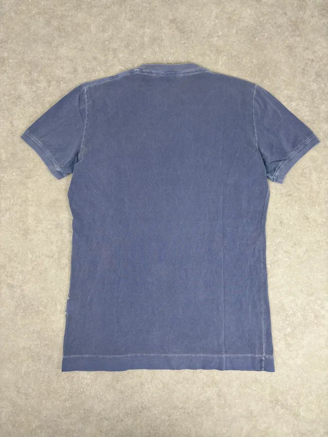 AW2009 Dsquared2 Dean & Dan Blue Graphic Print T-Shirt WdZzcwg 4
