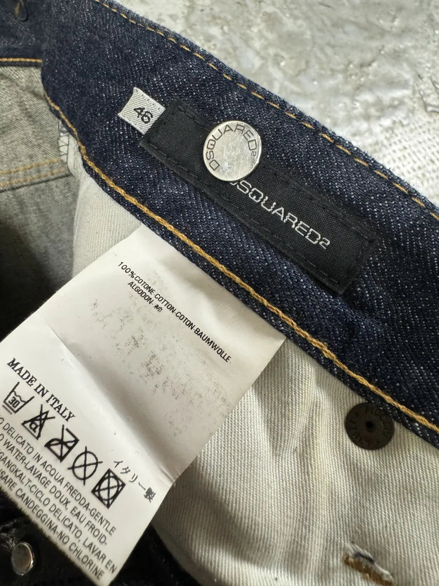 2000s DSquared2 Bondage Harness Brut Denim Jeans VyHhBHV 5