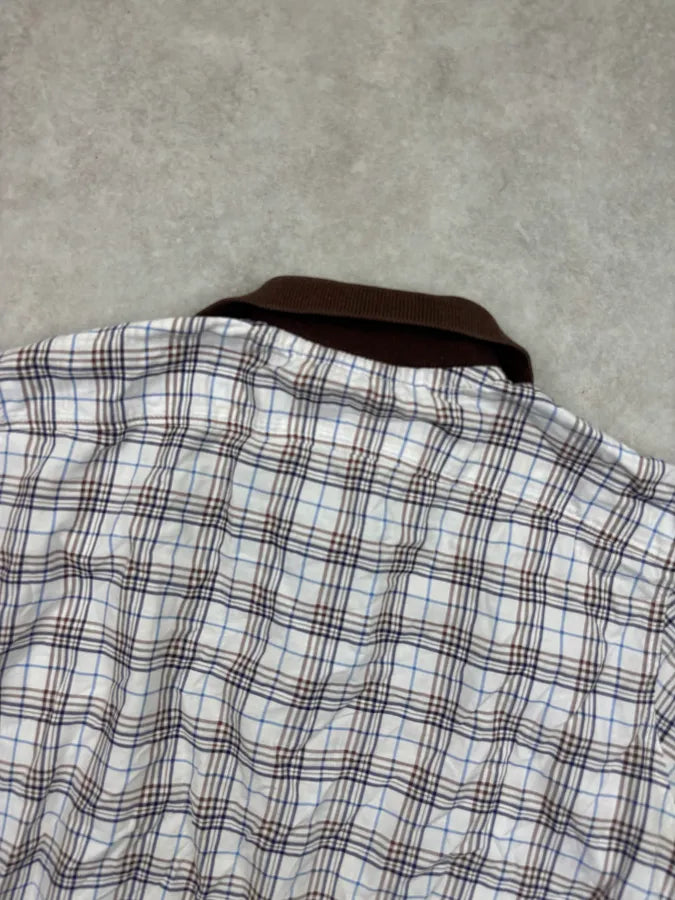 SS2009 Dsquared2 Brown Checkered Plaid Polo cwpGYQG 5