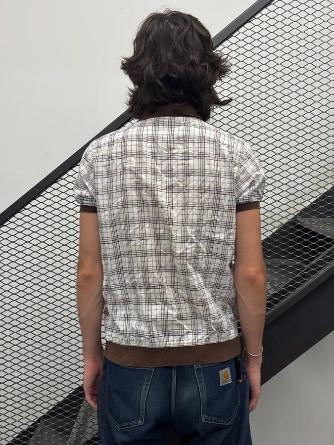 SS2009 Dsquared2 Brown Checkered Plaid Polo cwpGYQG 1