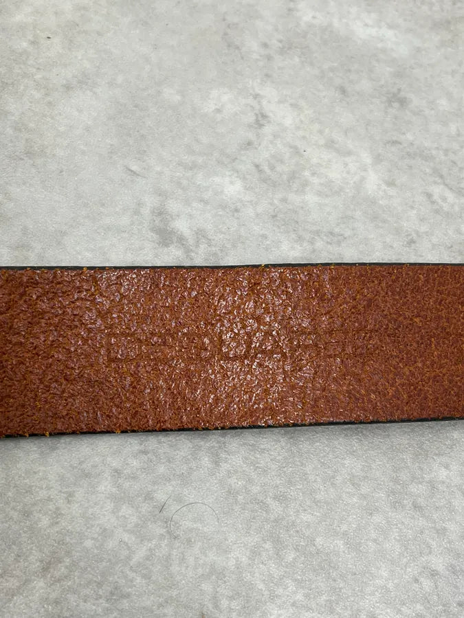 2000s Dsquared2 Brown Leather LADY Buckle Belt fyZucKu 4