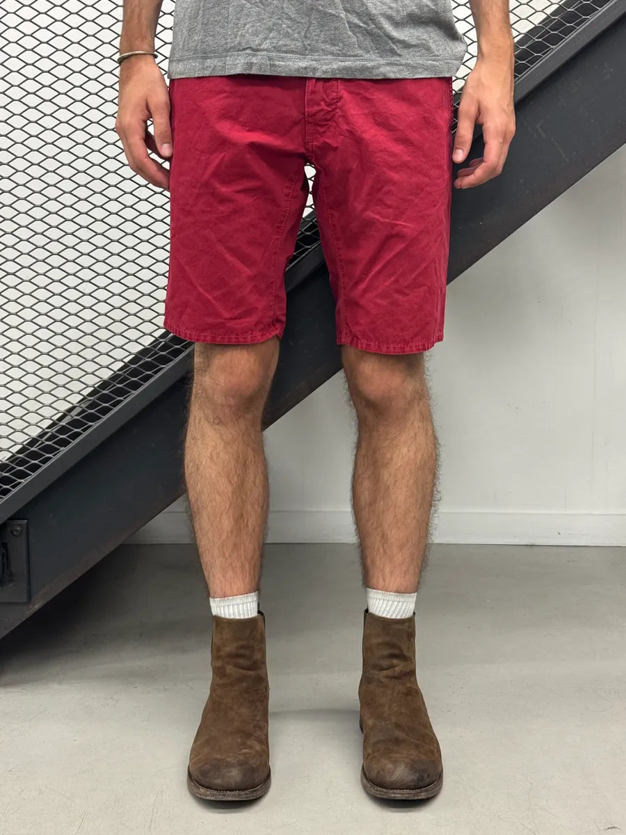 2000s Dsquared2 Chino Red Bordeaux Shorts bQEFNjD 1