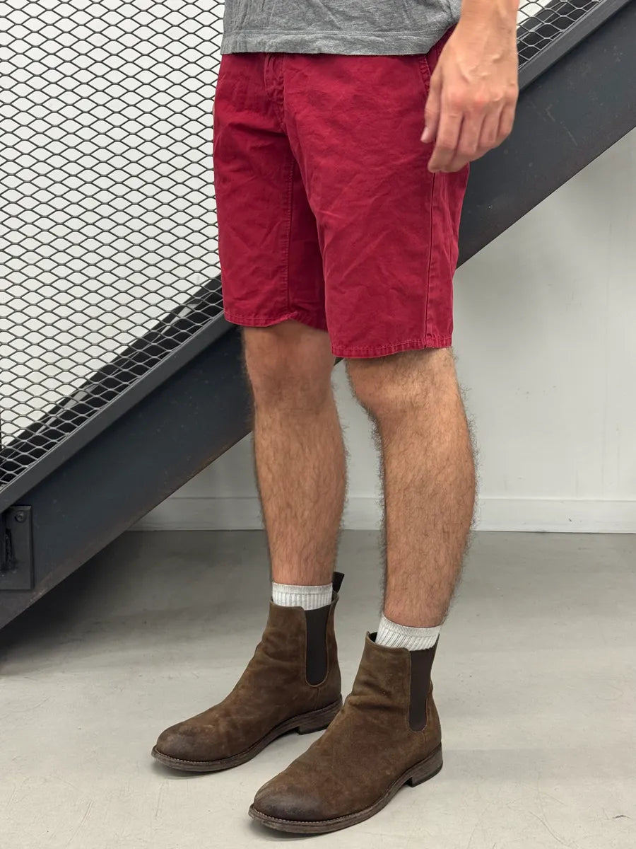 2000s Dsquared2 Chino Red Bordeaux Shorts bQEFNjD 2