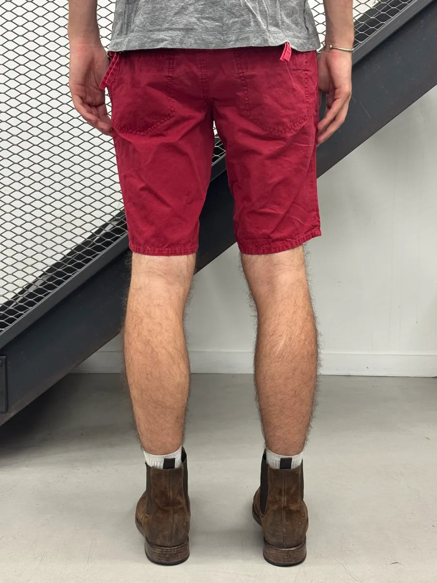 2000s Dsquared2 Chino Red Bordeaux Shorts bQEFNjD 3