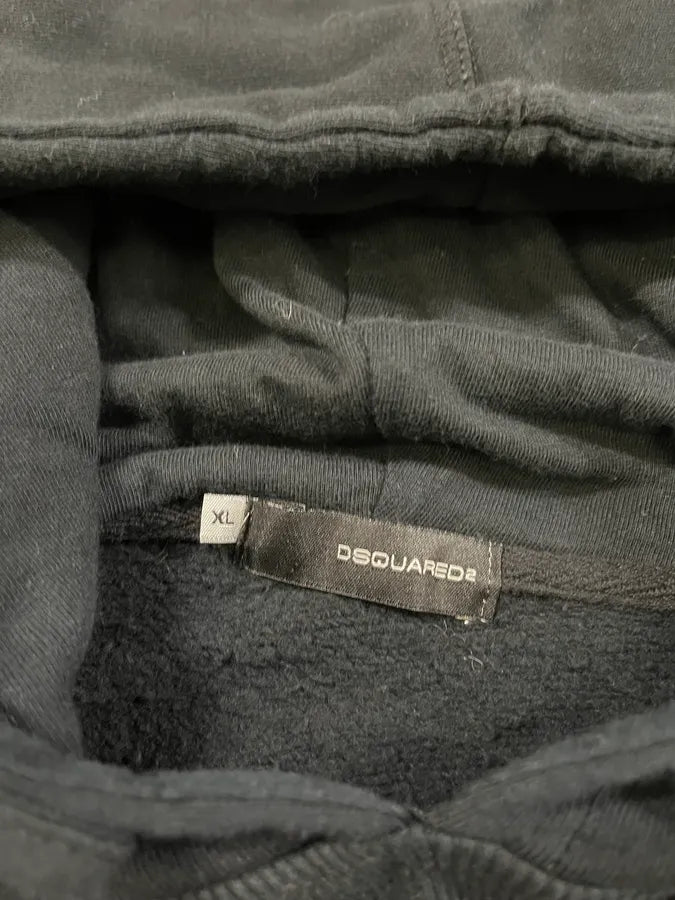 2000s Dsquared2 Doberman Dog Black Hoodie LYyLndj 5