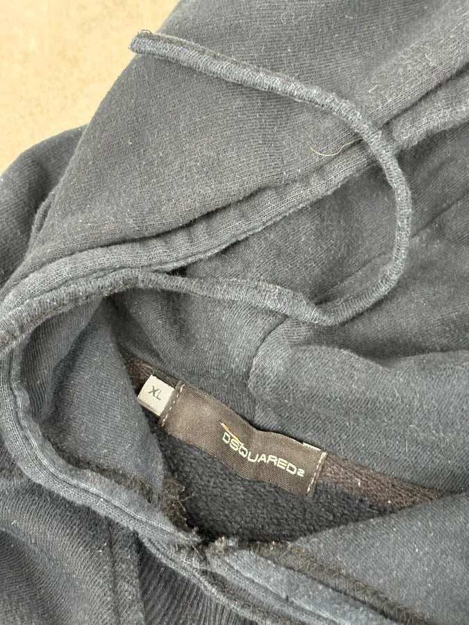 AW2007 Dsquared2 Doberman Dog Black Hoodie gxiAnHm 6