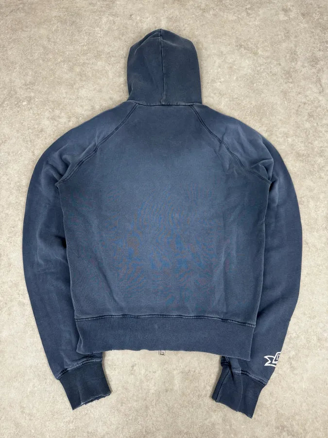 AW2005 Dsquared2 Faded Blue Preacher Zip-up Hoodie xrzQlHb 3
