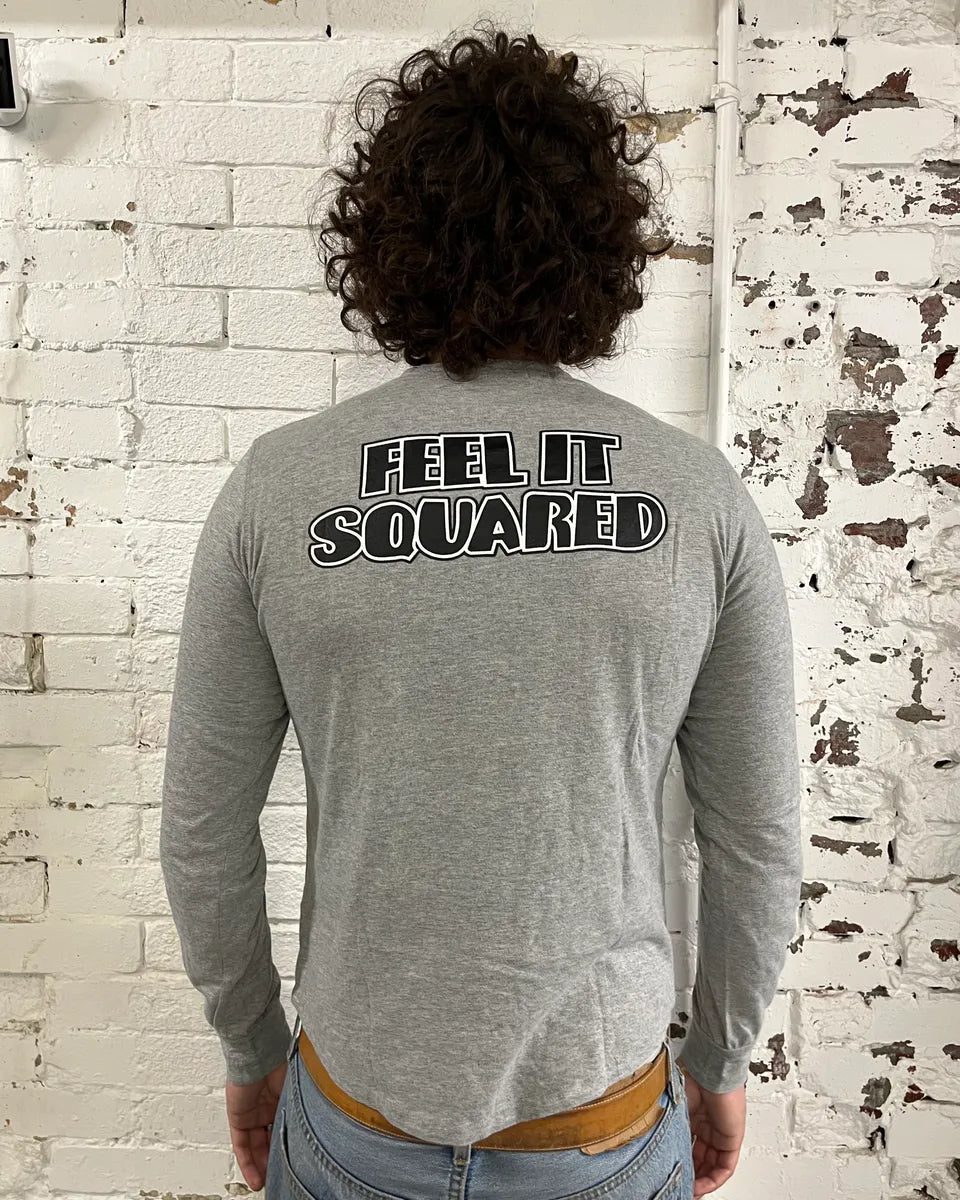 2000s Dsquared2 Felix The Cat Ta Daa Hot Grey Longsleeve T-Shirt hrNDdsa 2
