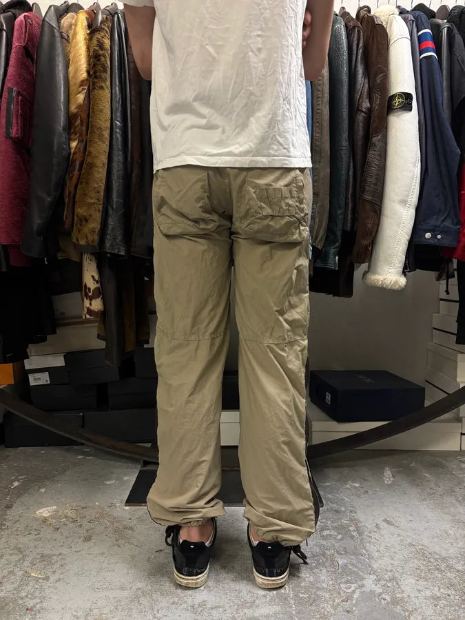 2000s Dsquared2 Full Zip Cargo Beige Pants kIEhZty 3