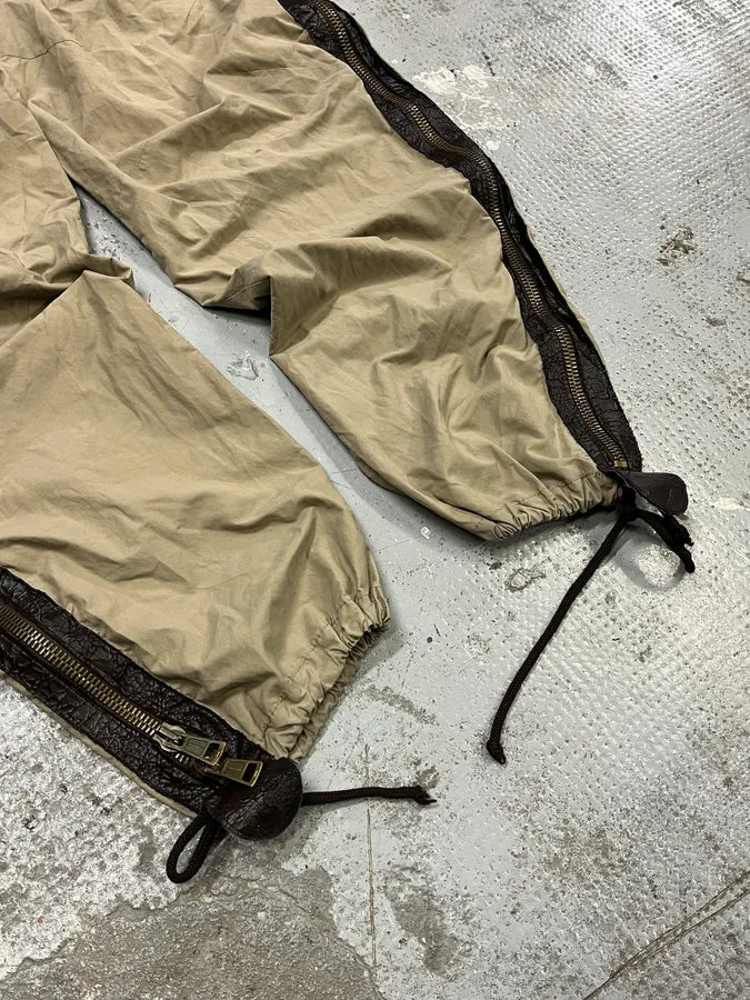 2000s Dsquared2 Full Zip Cargo Beige Pants kIEhZty 7
