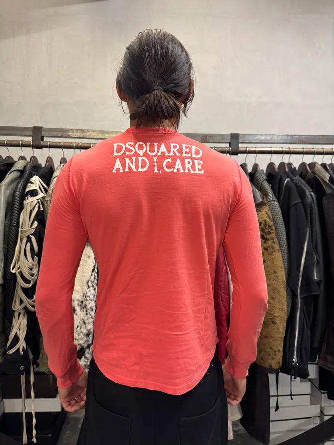 2000s Dsquared2 Generous Heart Pink Red Longsleeves yEvsACO 2