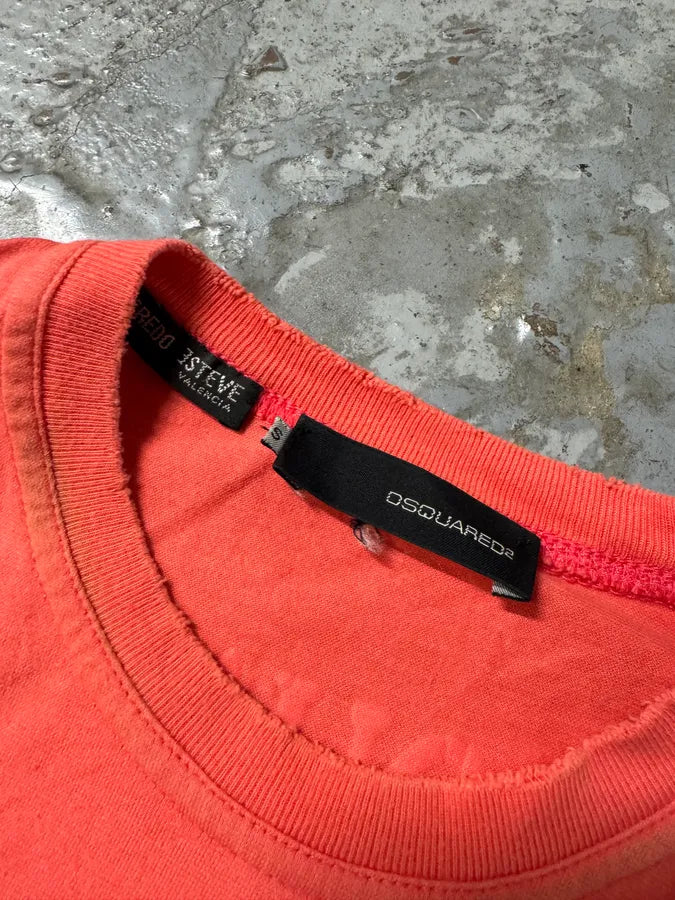 2000s Dsquared2 Generous Heart Pink Red Longsleeves yEvsACO 3