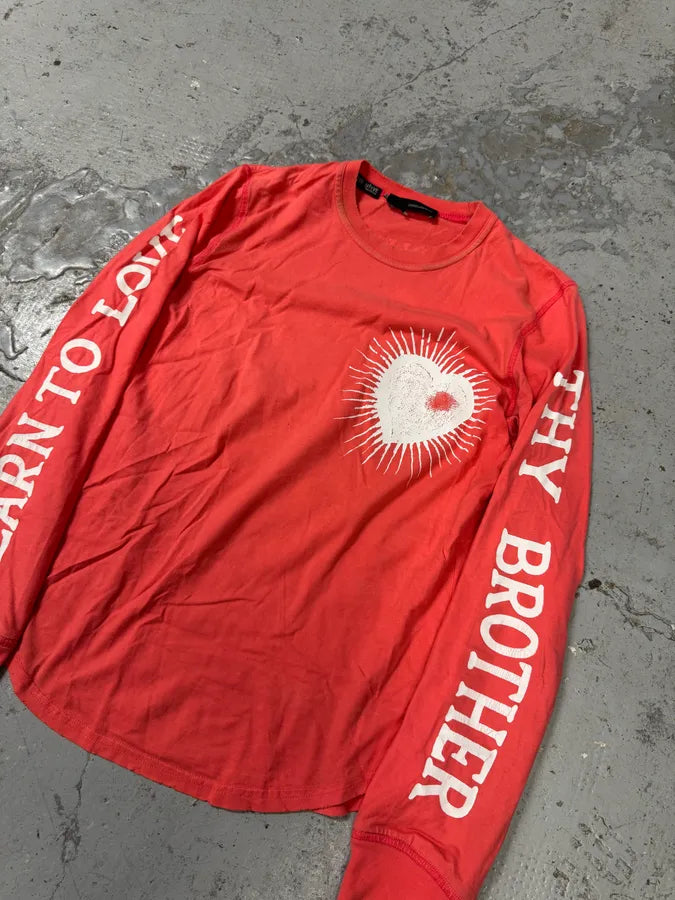 2000s Dsquared2 Generous Heart Pink Red Longsleeves yEvsACO 6