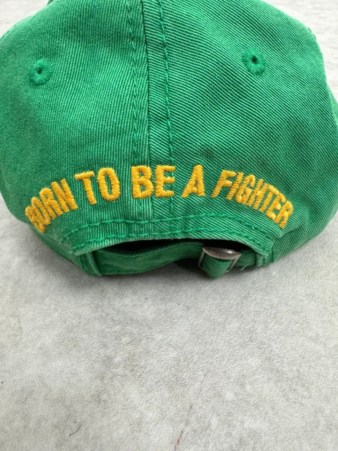 2000s Dsquared2 Green & Yellow Relaxed Cap WPidWJP 5