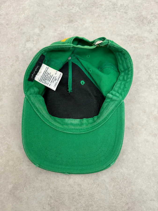 2000s Dsquared2 Green & Yellow Relaxed Cap WPidWJP 6