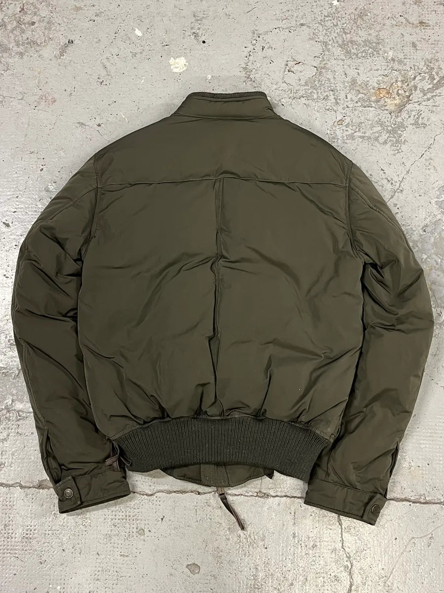 2000s Dsquared2 Green Cargo Bomber Puffer Jacket RHlOXTp 5