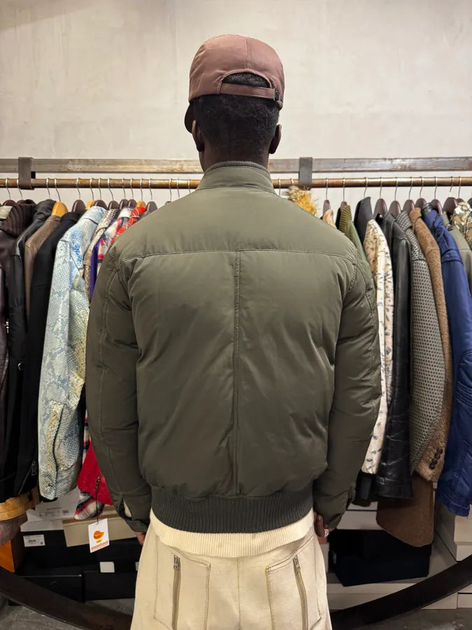 2000s Dsquared2 Green Cargo Bomber Puffer Jacket RHlOXTp 2