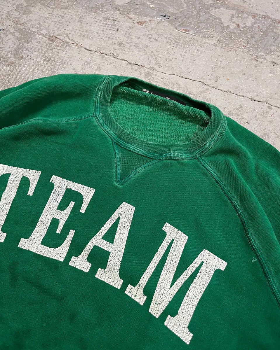 2000s Dsquared2 Green Washed Team Sweater PEctjaZ 4