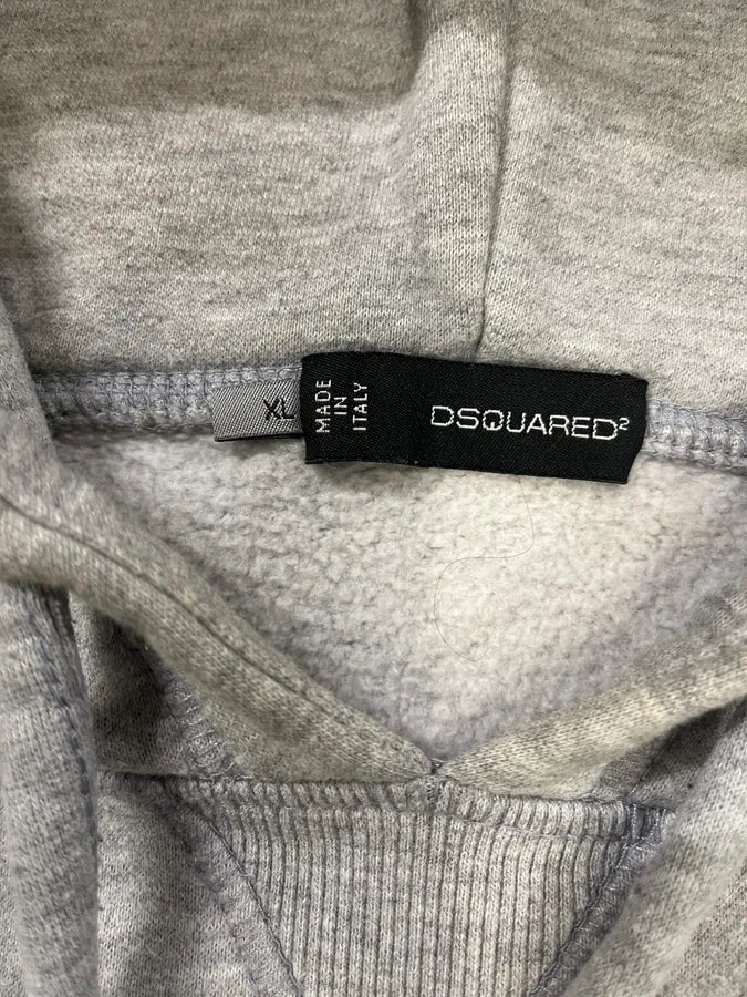 2000s Dsquared2 Grey Dangerous Brothers Hoodie SdTOJJx 8