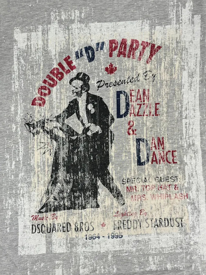 AW2009 Dsquared2 Grey Double Party T-Shirt fFhydns 7