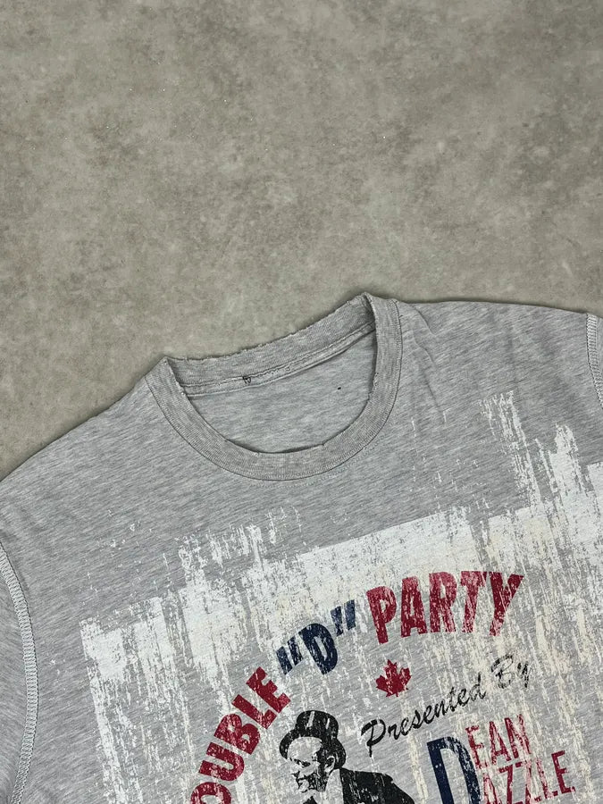 AW2009 Dsquared2 Grey Double Party T-Shirt fFhydns 4