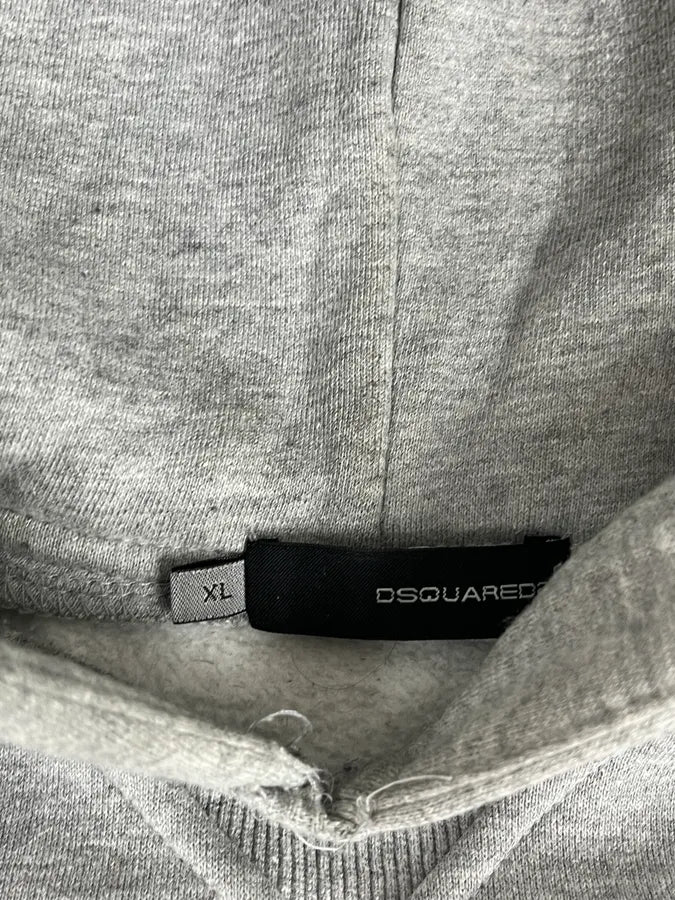 2000s Dsquared2 Grey Propaganda Hoodie jOMxqXp 8