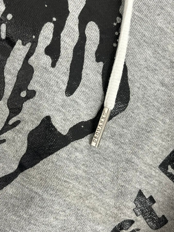 2000s Dsquared2 Grey Propaganda Hoodie jOMxqXp 9