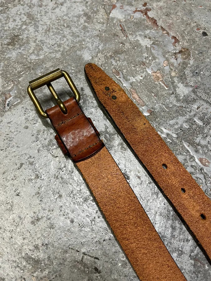 2000s Dsquared2 Leopard Brown Leather Belt SUvijtt 2
