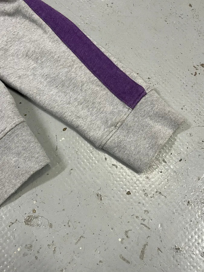 2000s Dsquared2 Logo Zip-Up Grey Purple Sweater CFumDGF 5