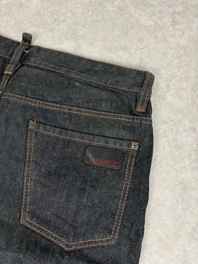 SS2008 Dsquared2 Navy Brut Denim Jeans QppvUsj 8