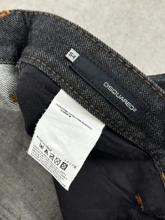 SS2008 Dsquared2 Navy Brut Denim Jeans QppvUsj 12