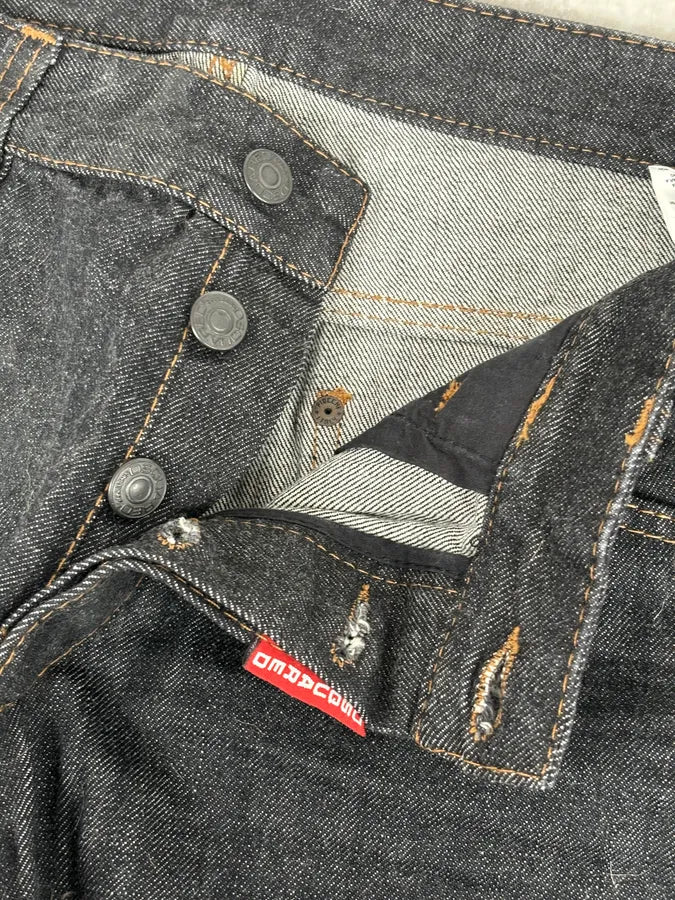 SS2008 Dsquared2 Navy Brut Denim Jeans QppvUsj 10