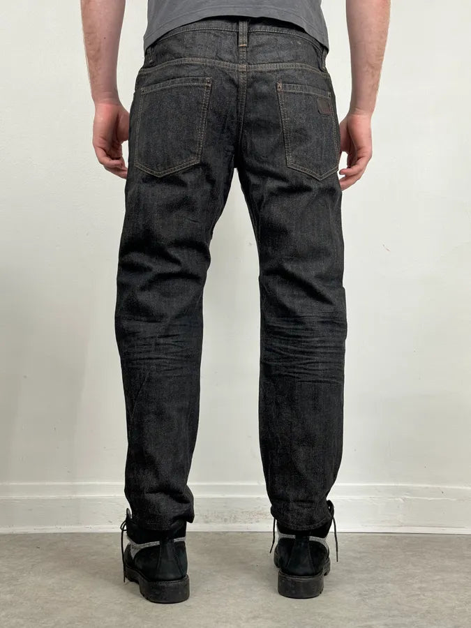 SS2008 Dsquared2 Navy Brut Denim Jeans QppvUsj 4