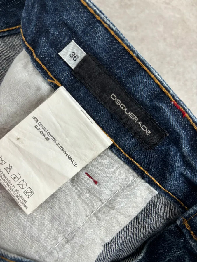 2000s Dsquared2 Navy Brut Denim Jeans XyZcNZf 10