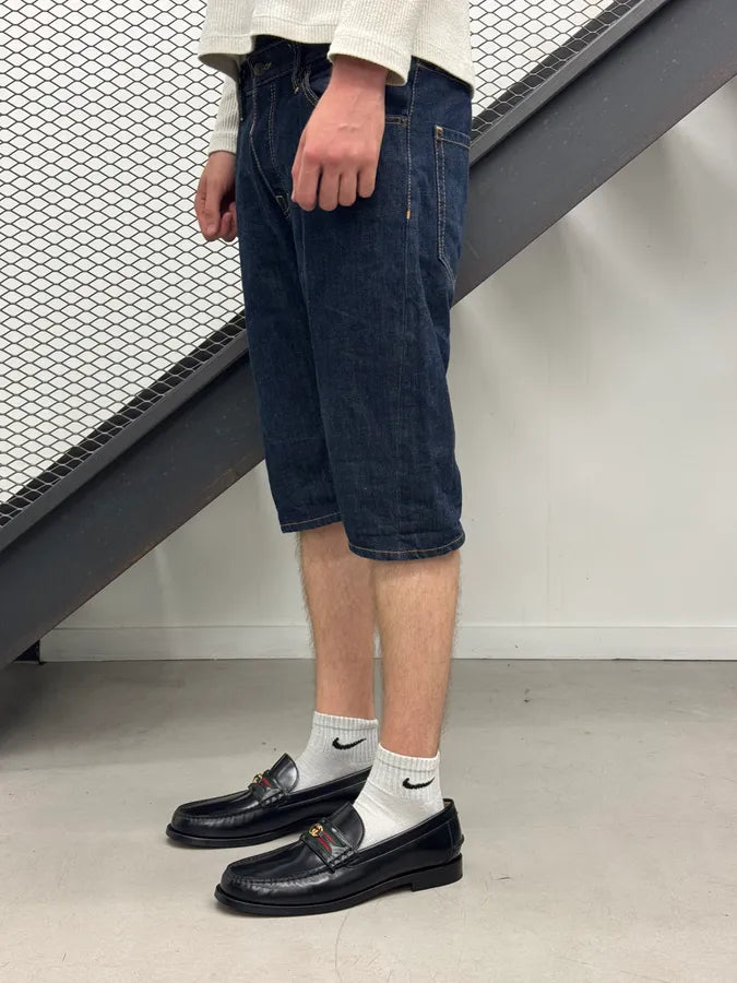 SS2007 Dsquared2 Navy Maple Leaf Denim Shorts LuRhjVs 2