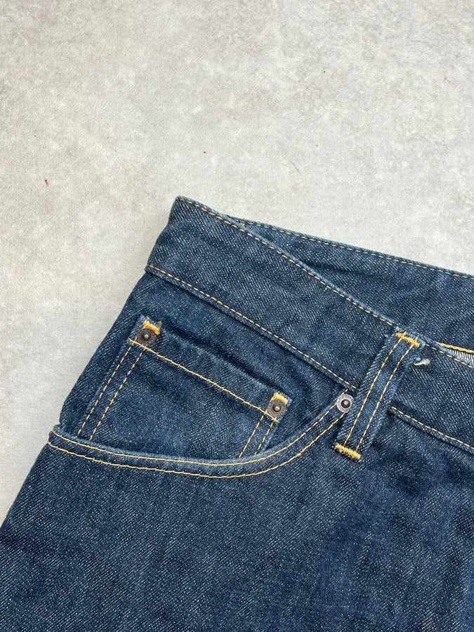 SS2007 Dsquared2 Navy Maple Leaf Denim Shorts LuRhjVs 8