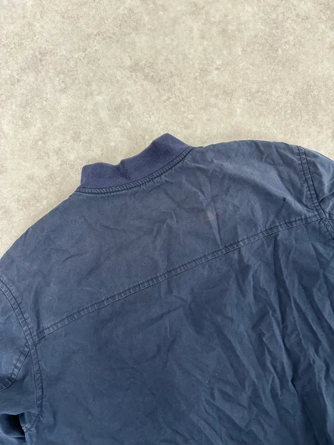 2000s Dsquared2 Navy Light Minimalist Bomber Jacket SqWvlGF 5