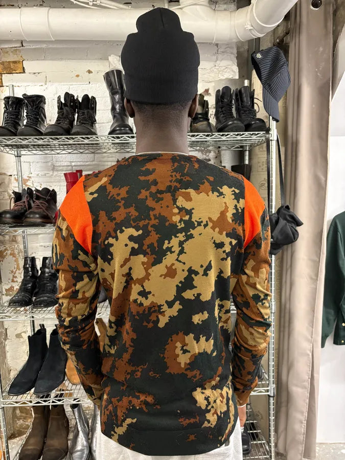 2000s Dsquared2 Orange Camo Sweater NYsmTaY 2
