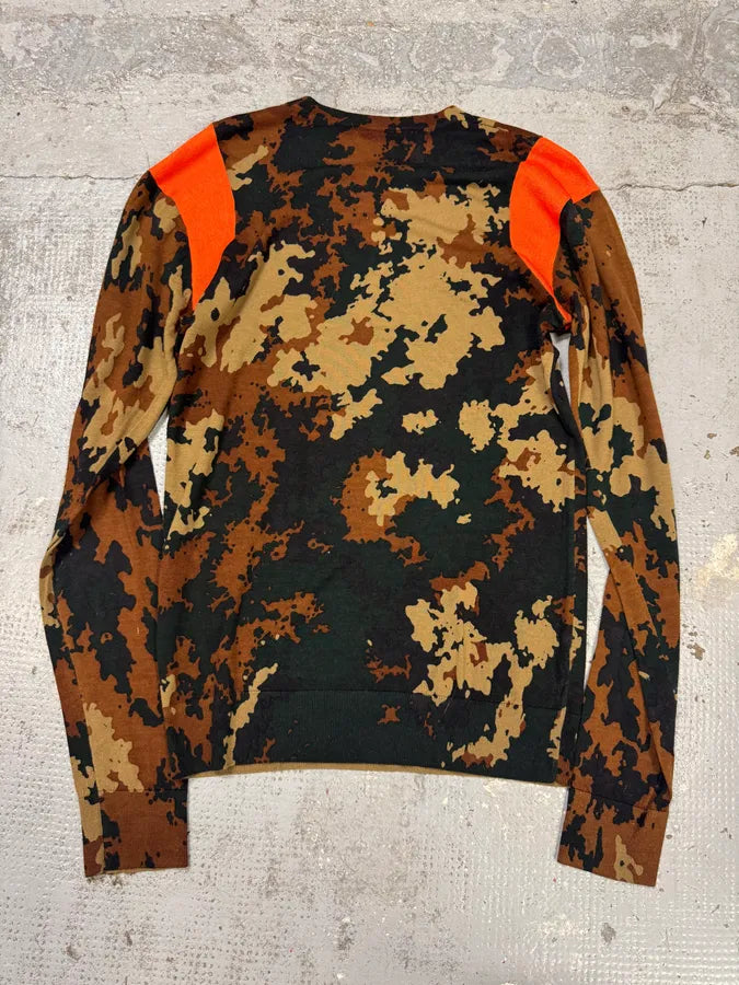2000s Dsquared2 Orange Camo Sweater NYsmTaY 3