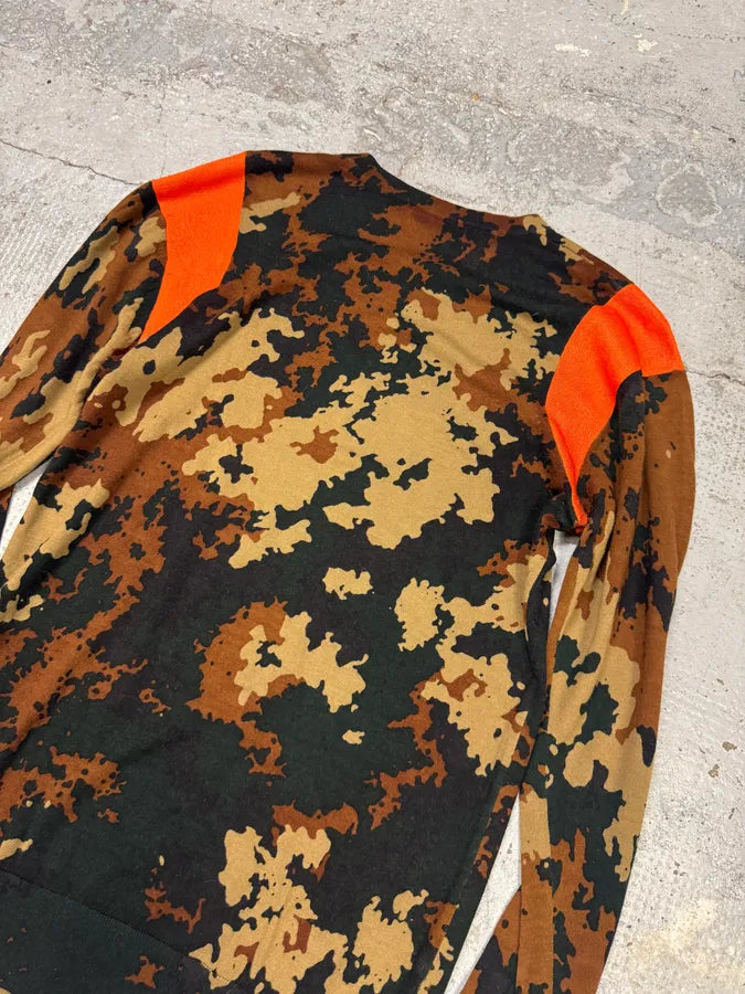 2000s Dsquared2 Orange Camo Sweater NYsmTaY 5