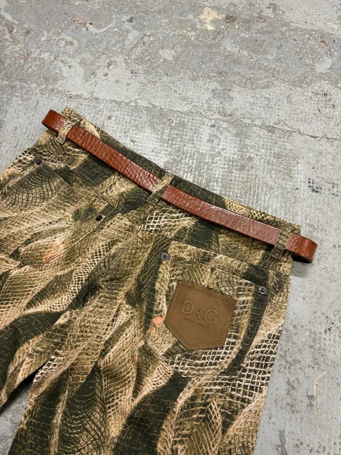 2000s Dsquared2 Red Buckle Brown Leather Belt ENrxYRy 1