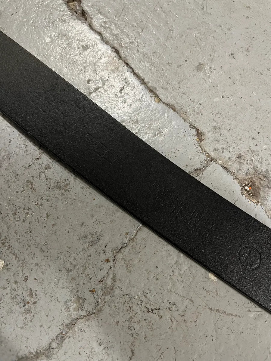 2000s Dsquared2 Tape Buckle Black Leather Belt ybNBFSS 8