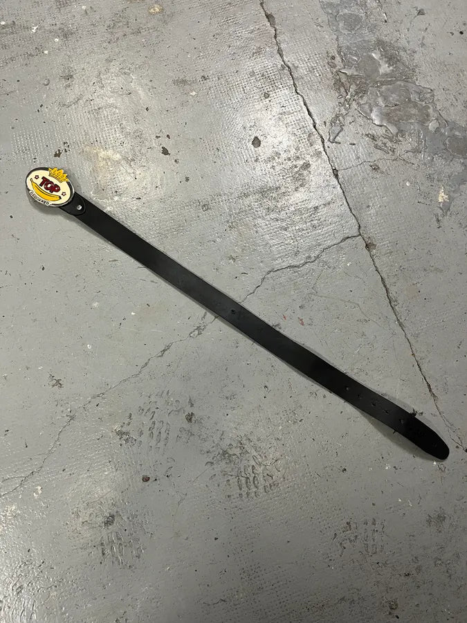 2000s DSquared2 Top Banana Black Leather Belt GUvqLQj 6