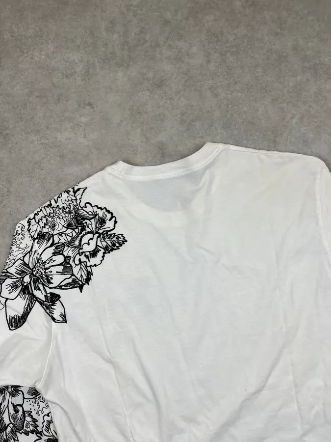 SS2013 Dsquared2 White Botanical Fantasy Floral Longsleeves TPiSJuZ 6