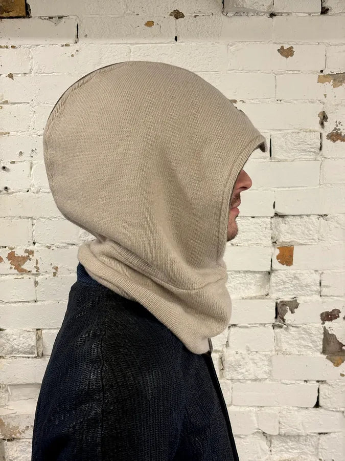 AW2019 Emporio Armani Beige Zipped Hood Scarf XvsUqEc 1