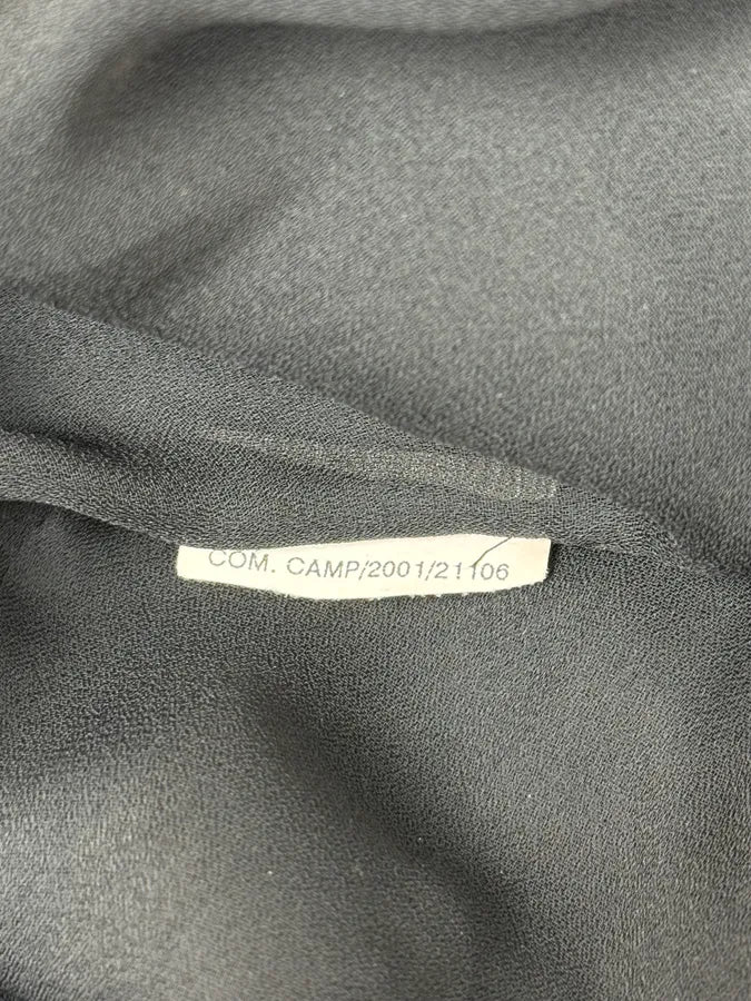 2000s Emporio Armani Black Buttoned Velvet Cardigan Jacket CSCjJJA 7