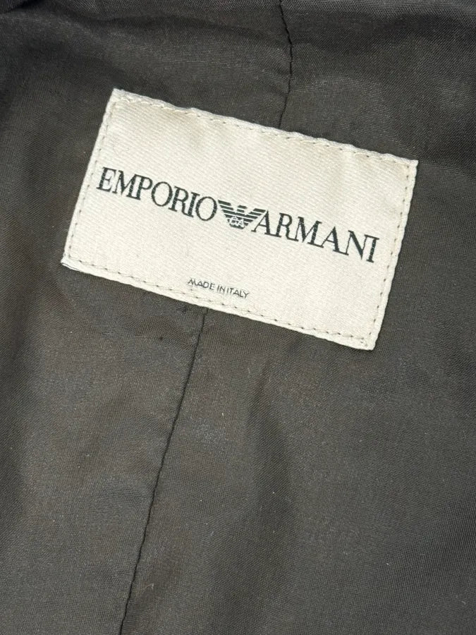 2000s Emporio Armani Black Leather Combination vxsoNHj 15