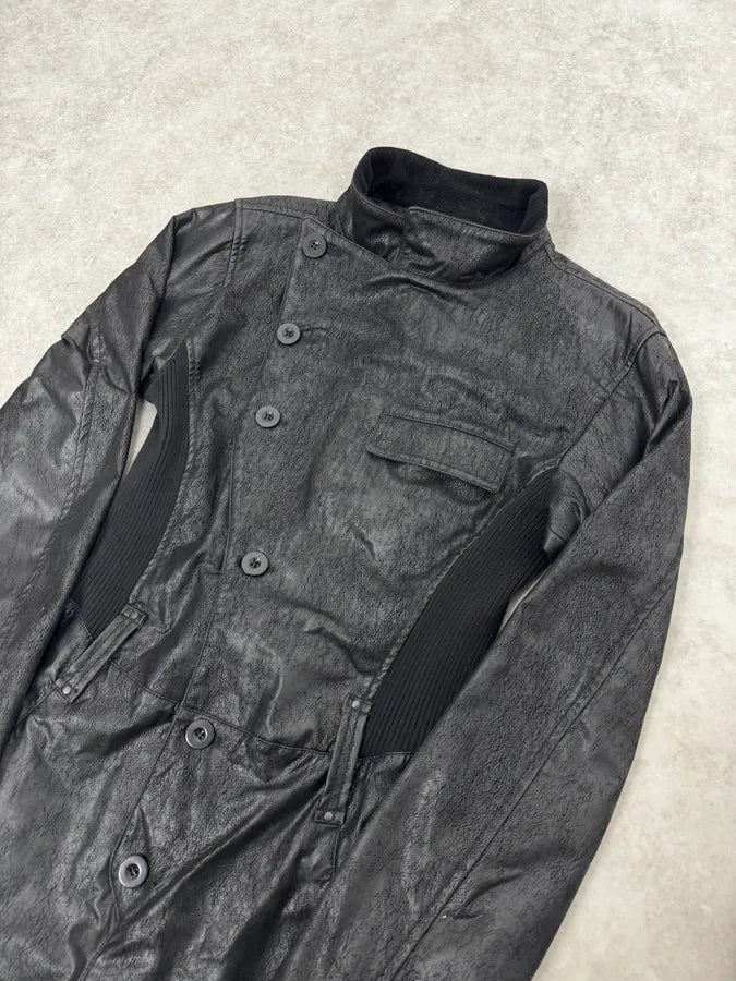 2000s Emporio Armani Black Leather Combination vxsoNHj 6