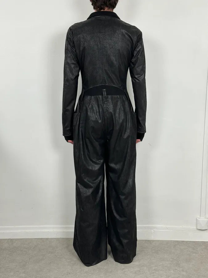 2000s Emporio Armani Black Leather Combination vxsoNHj 2